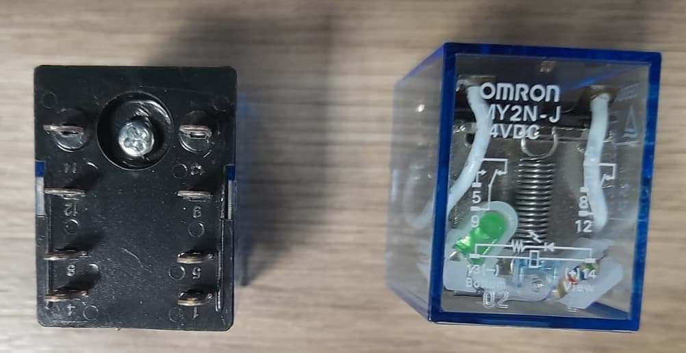 RELEVO MECÁNICO MY2N-GS 24 VDC DE 8 PINES