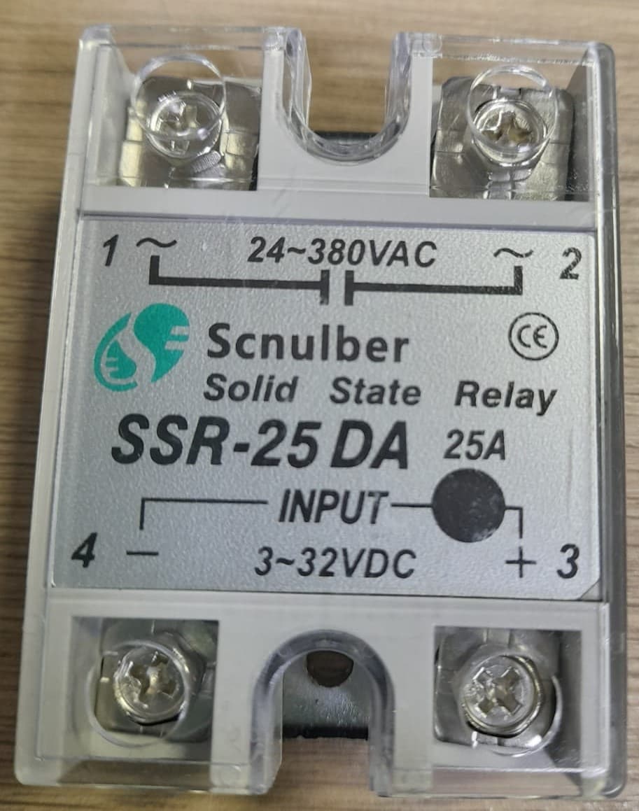 RELEVO DE ESTADO SÓLIDO SSR-25DA 25A , IN 3-32VDC