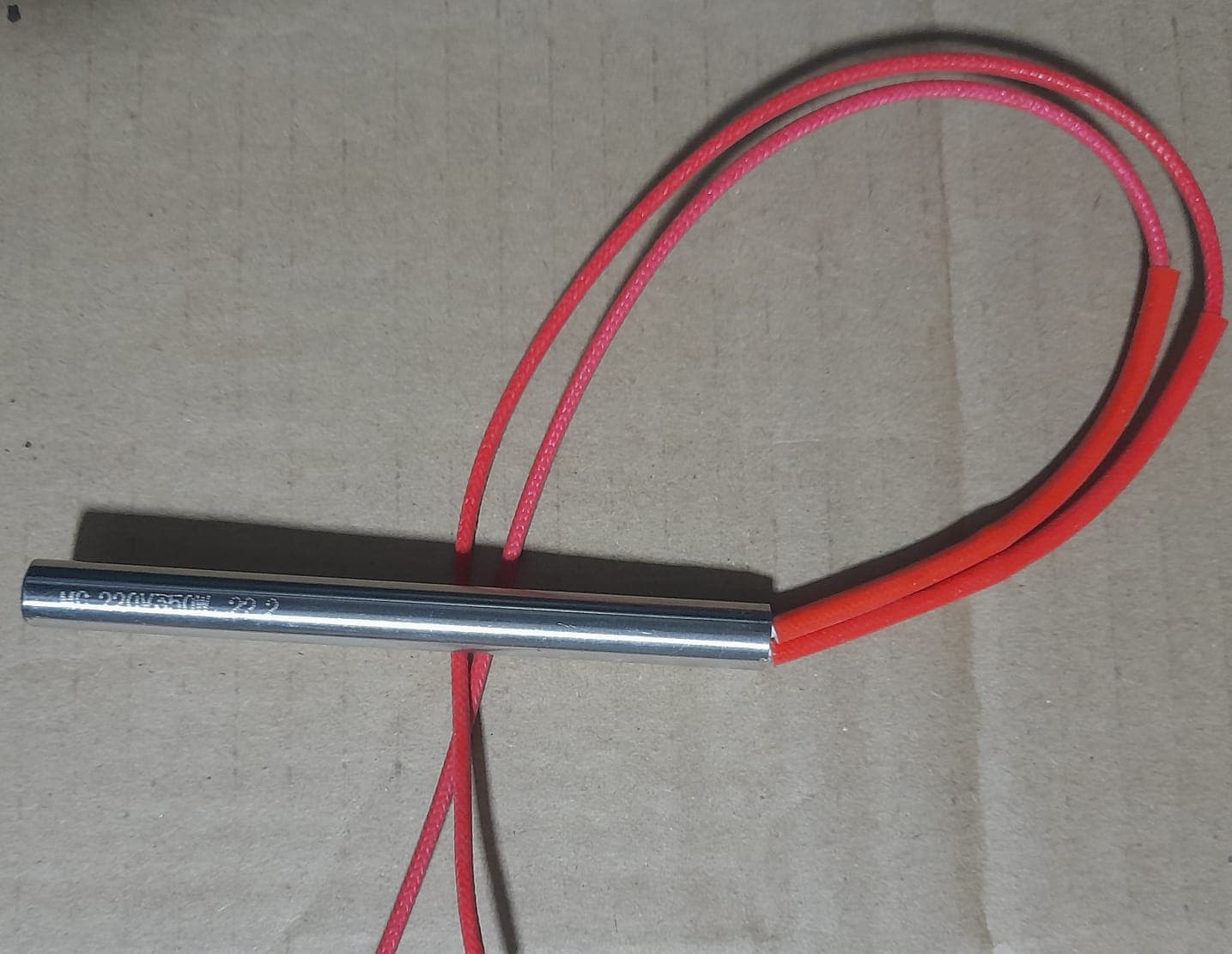 RESISTENCIA TIPO CARTUCHO 100MM Ø9.5 (3/8) 220V 350W SELLE LONG.