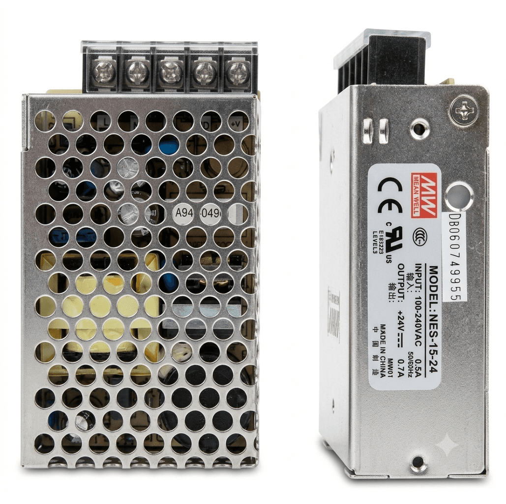 FUENTE DE PODER OUT PUT + 24V MODELO : NES 15-24