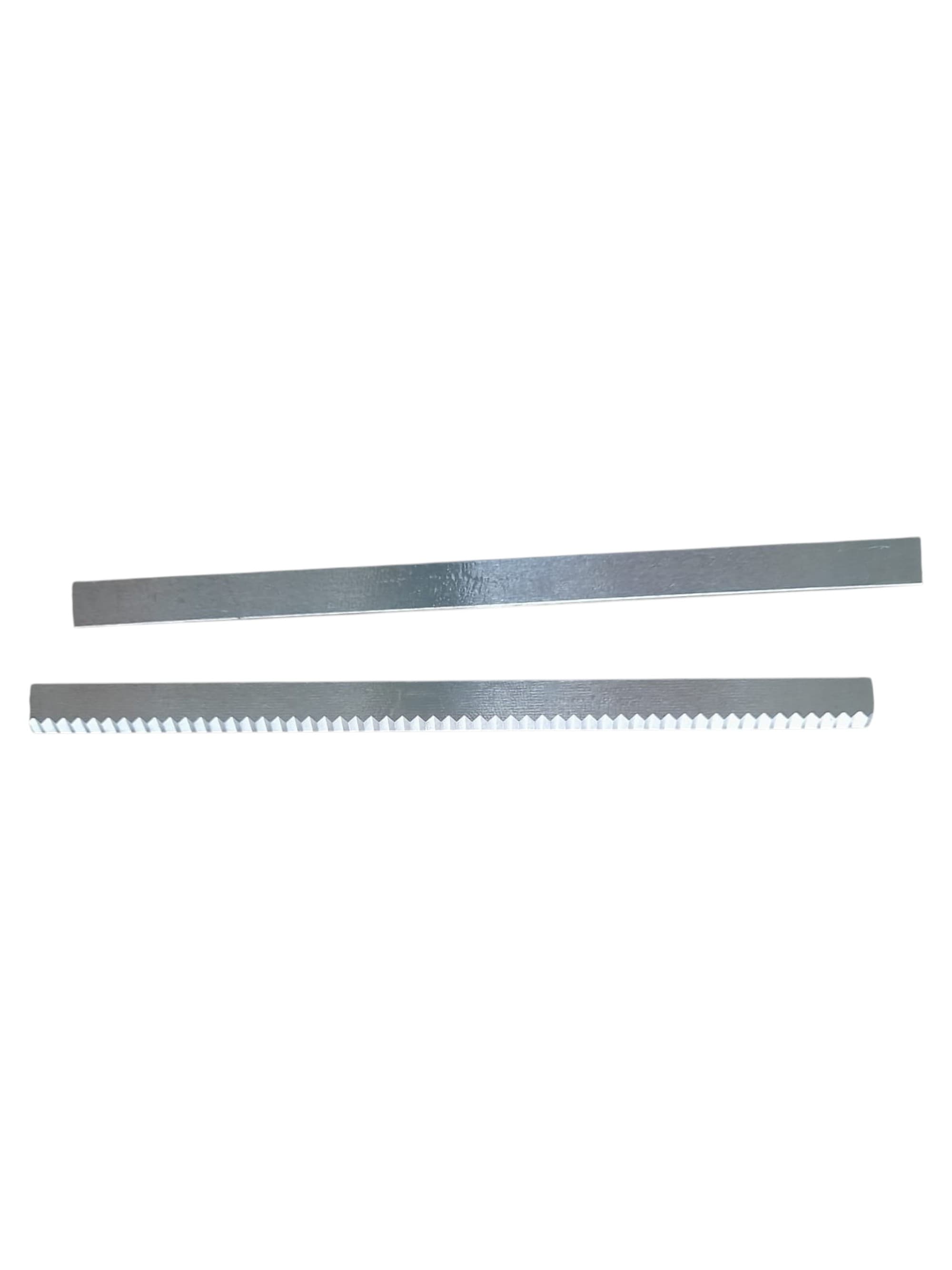 CUCHILLA Y CONTRACUCHILLA 163MMX10MMX5MM ZIG-ZAG