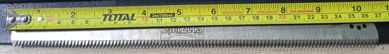 CUCHILLA RECTA MÁQ.VERTICAL 267MM