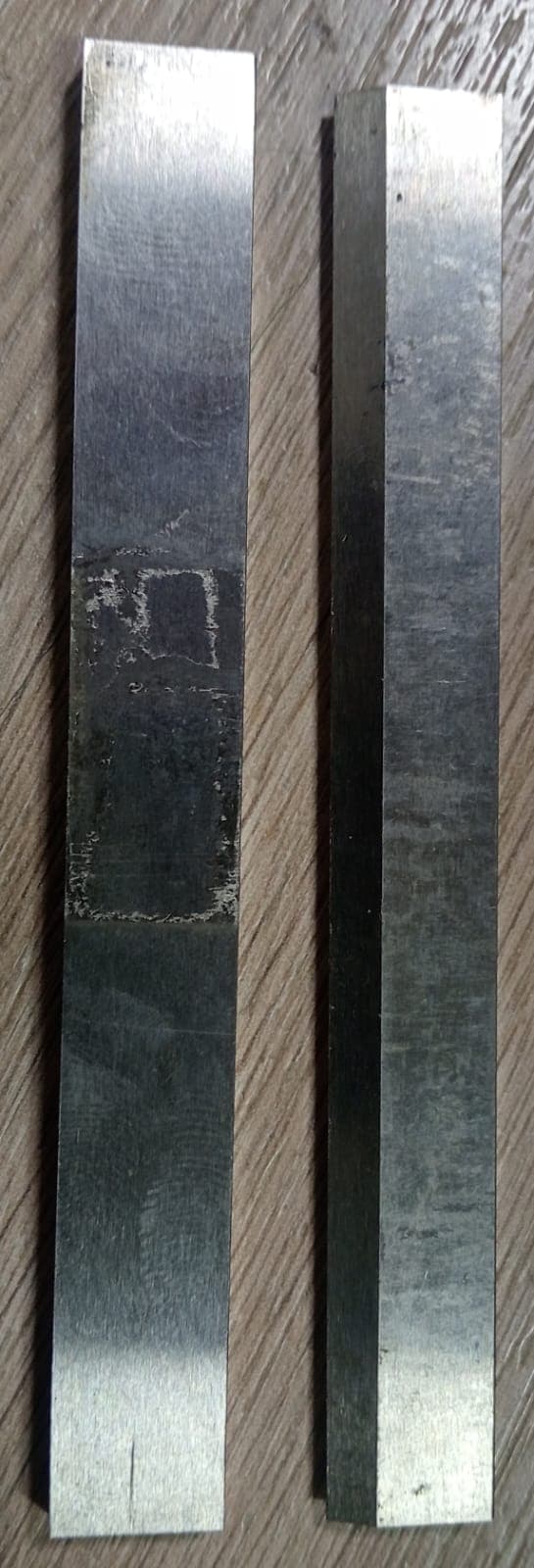 CUCHILLA Y CONTRACUCHILLA 100X12X4MM LISA