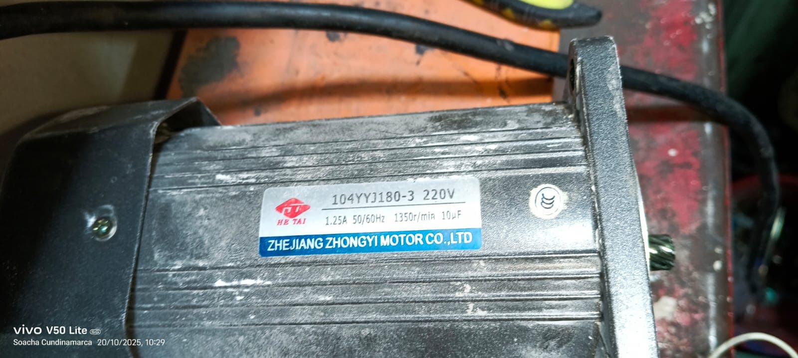 MOTOR HELICOIDAL 1,25A 220V