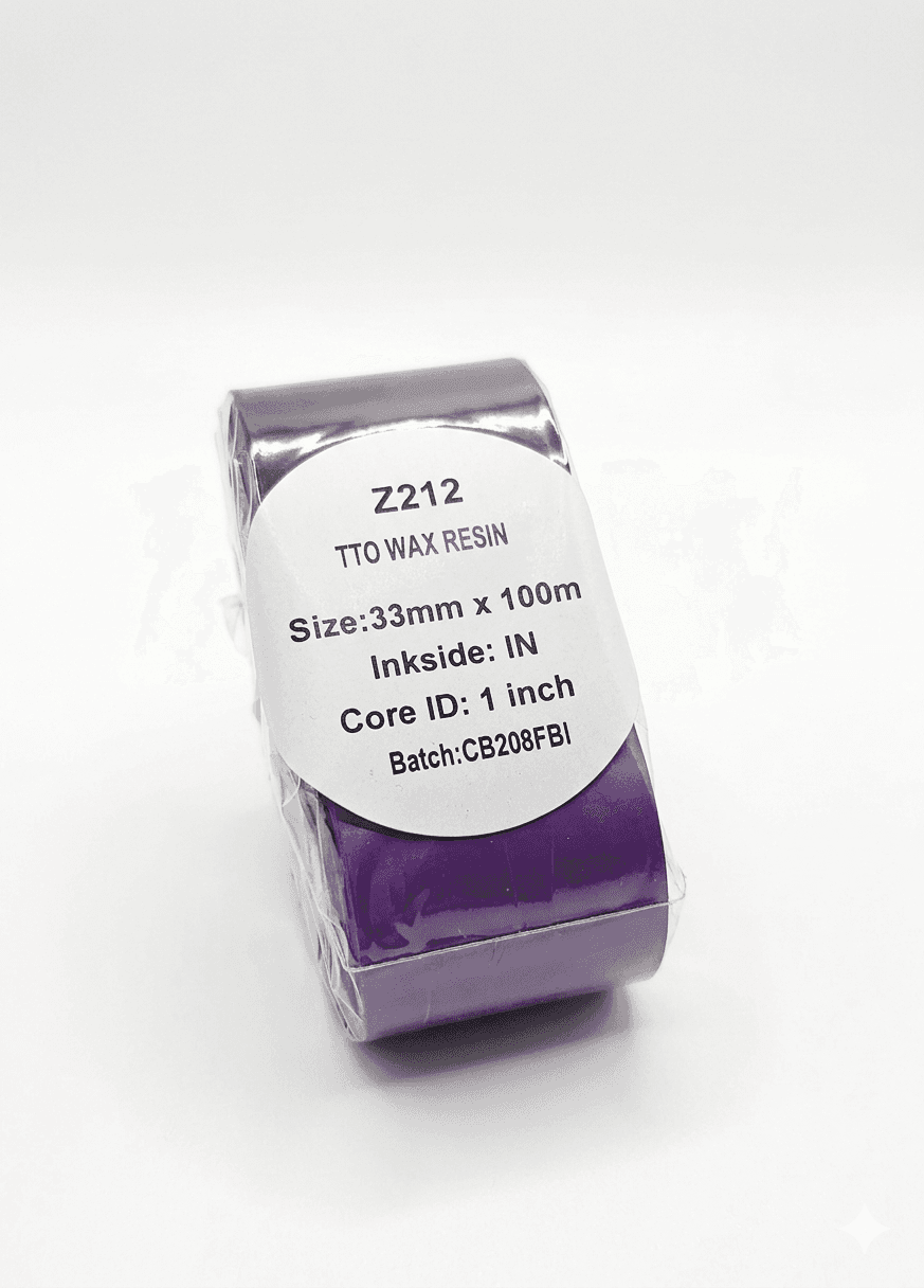 CINTA THERMAL TRANSFER 55MM X 100M IN NEGRA