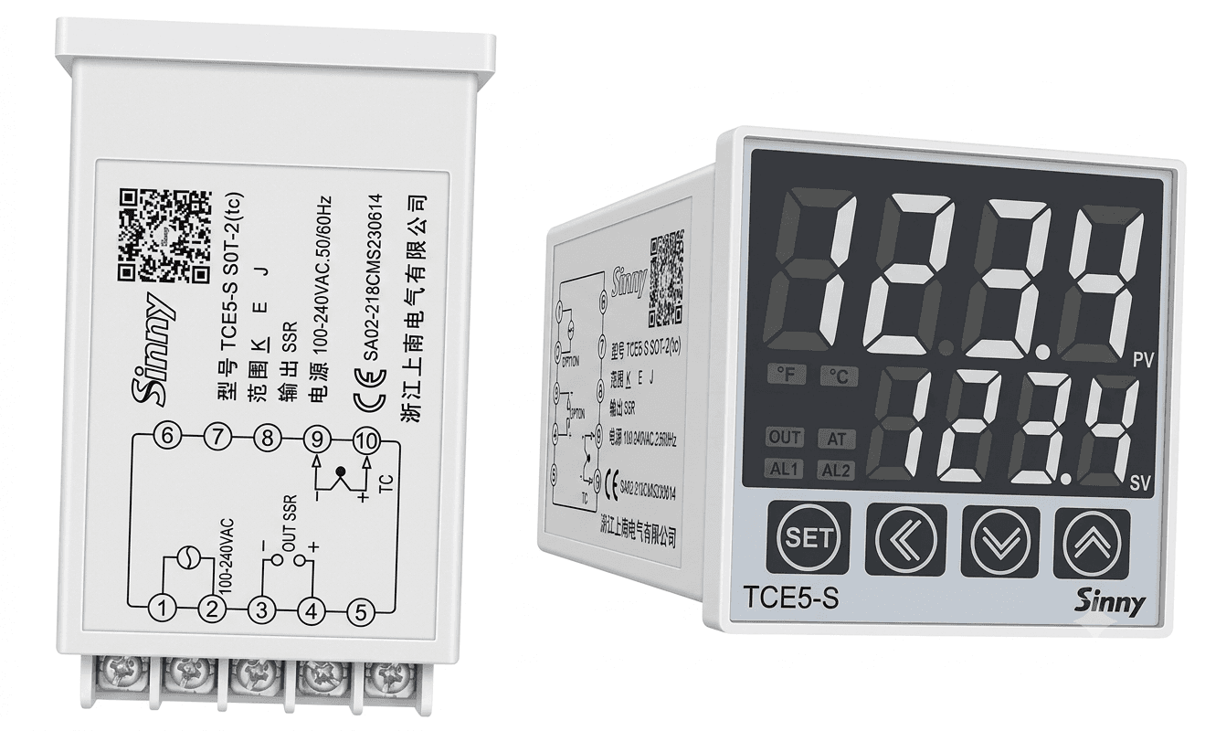 PIRÓMETRO O CONTROL DE TEMPERATURA TCE5-S SOT -2