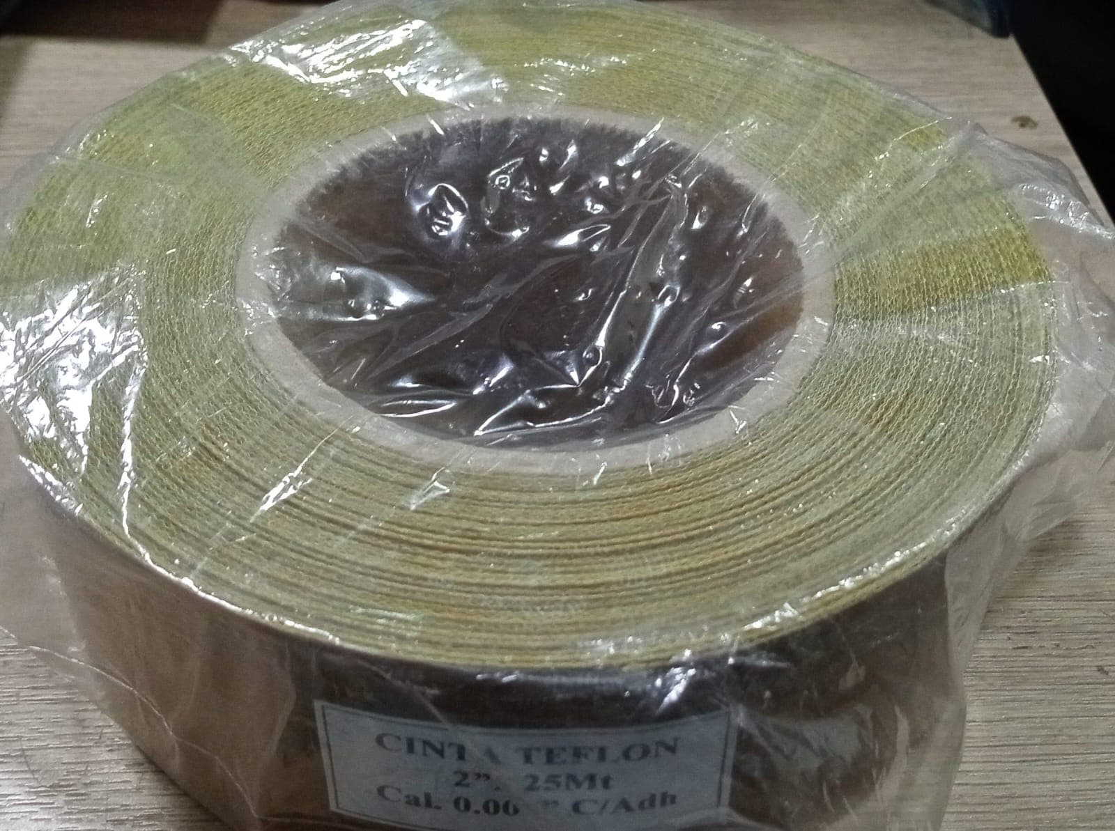 CINTA ADHESIVA DE TEFLON 2" X 25 MT ( $10.000 Y $ 12.000 ) EL METRO