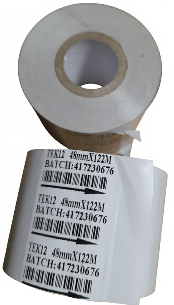 CINTA HOT STAMPING 48MM X 122M BLANCA