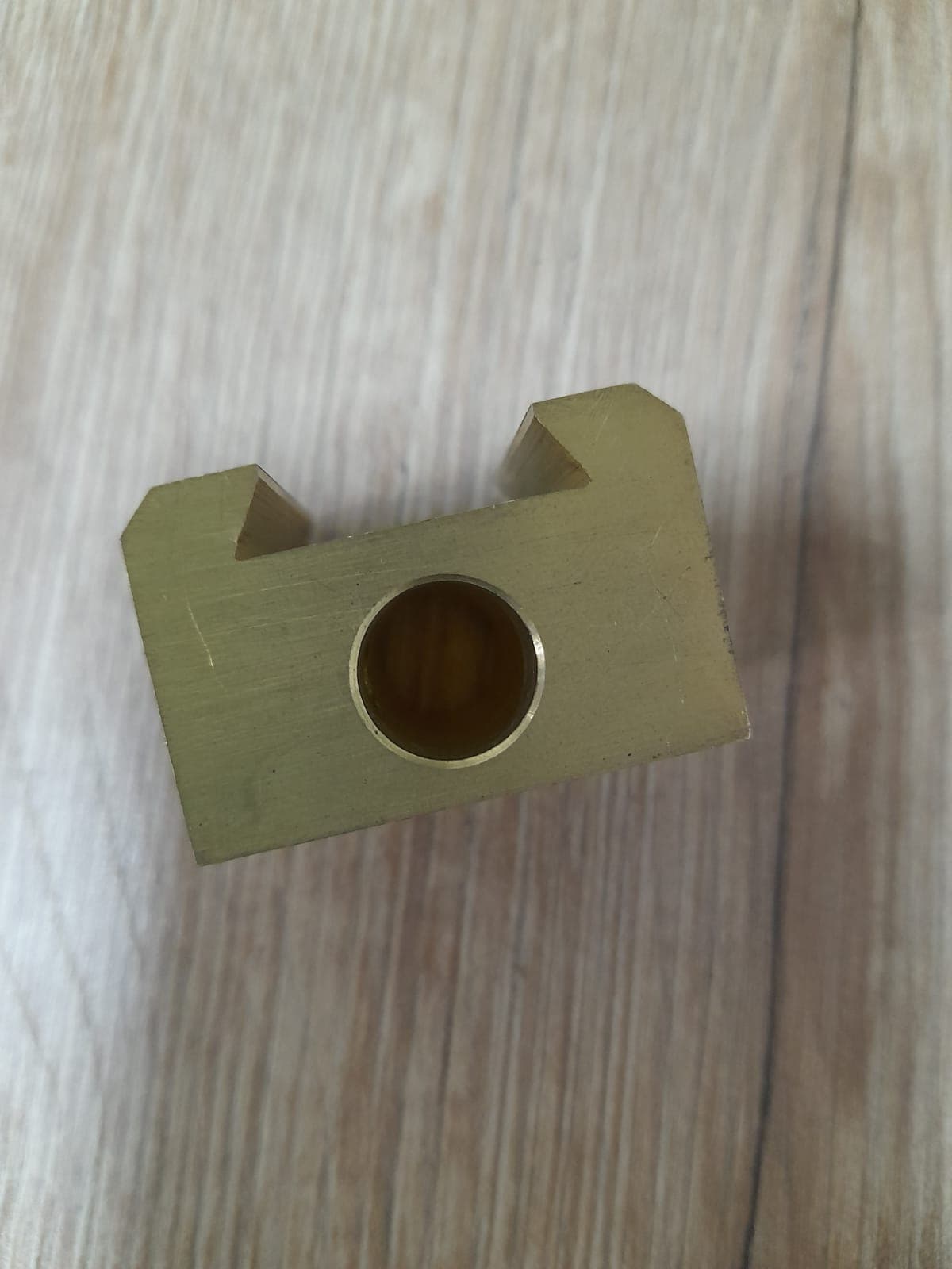 BASE O COLA DE MILANO EN BRONCE PARA PORTA TIPOS / HEATING BLOCK