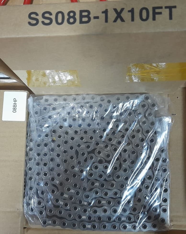 CADENA HOLLOW PIN INOX SS08B-1X10FT (3.05 MT)