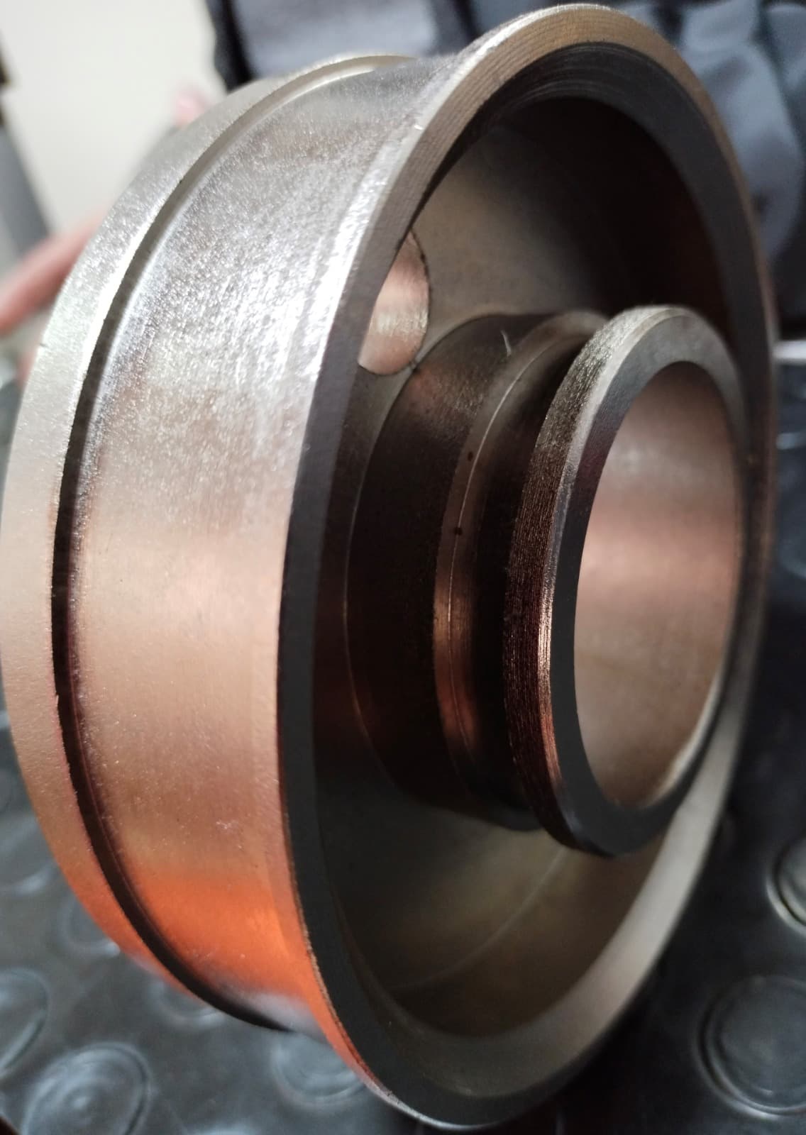 POLEA FRENO METALICA PARA PORTABOBINA