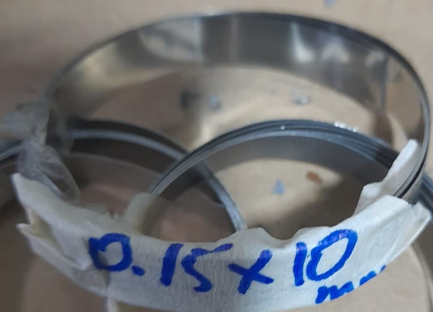 RESISTENCIA PLATINA FERRONIQUEL PLANO 0.15X10MM ( POR METRO)