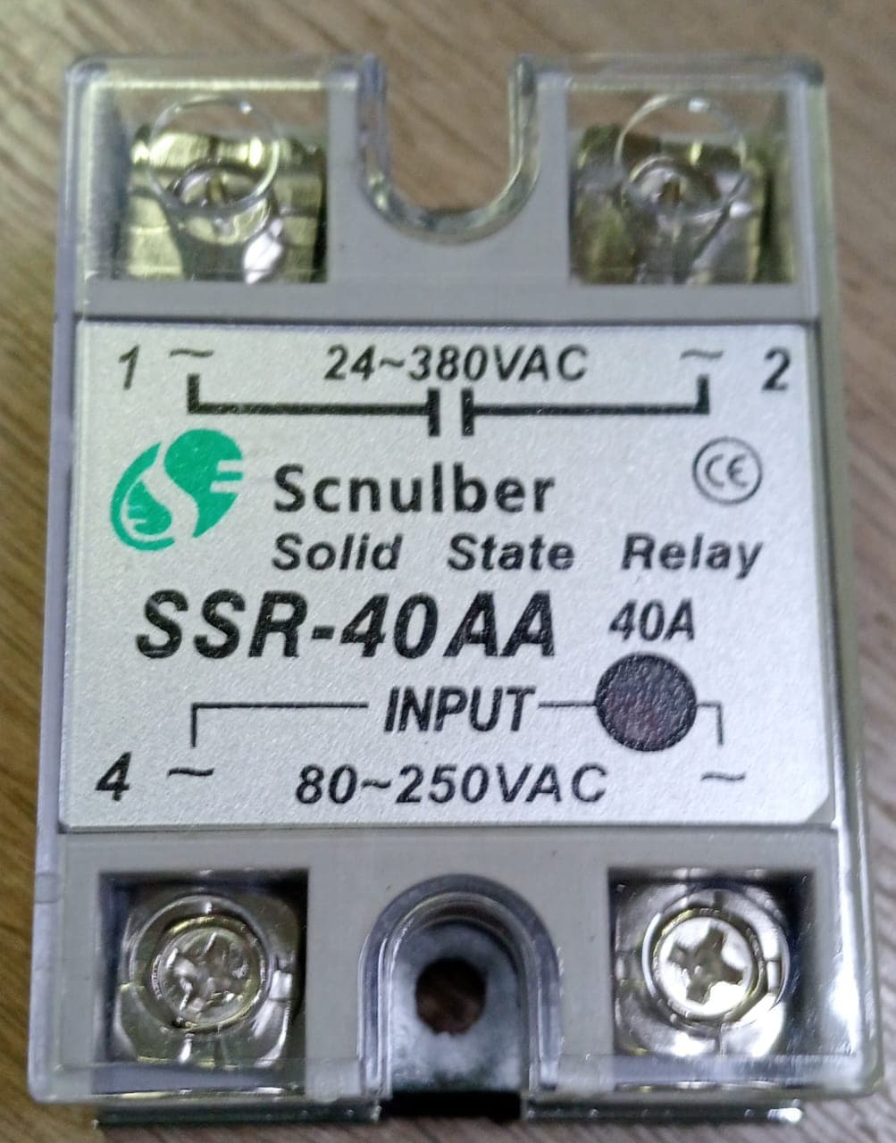 RELEVO ESTADO SOLIDO SSR-40AA - 40A , IN 80-250 VAC