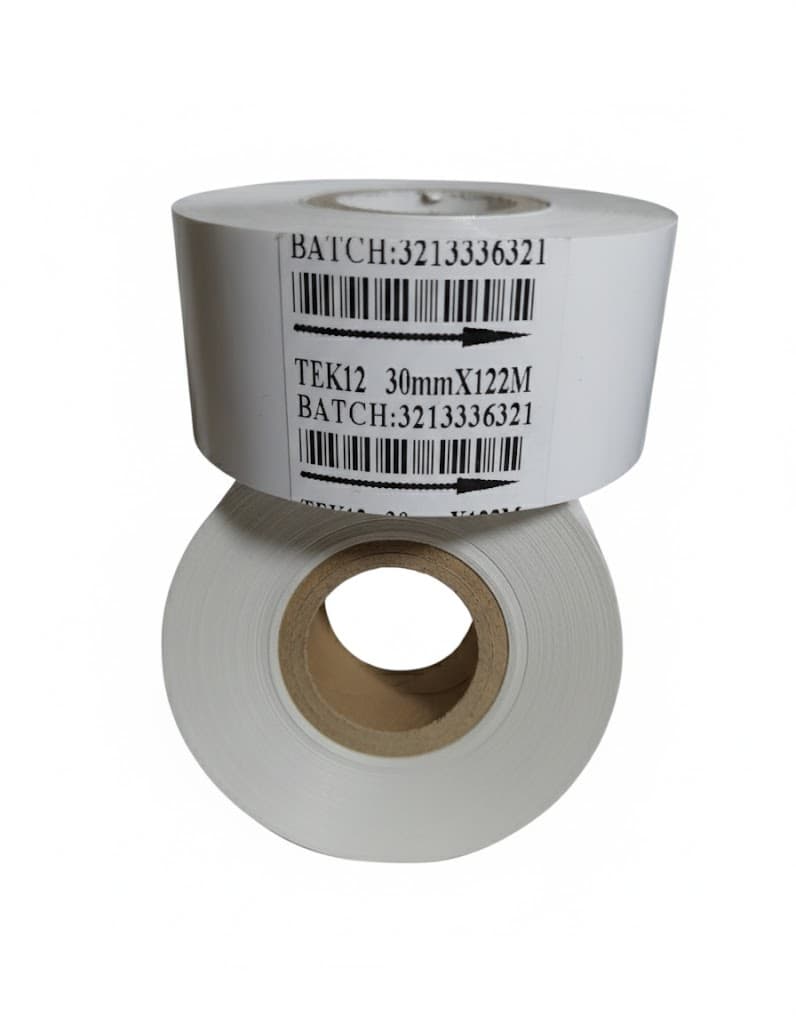 CINTA HOT STAMPING 30MM X 122M BLANCA