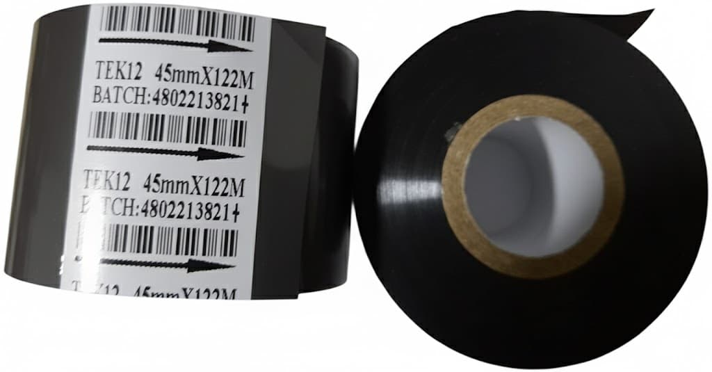 CINTA HOT STAMPING 45MM X 122M NEGRA
