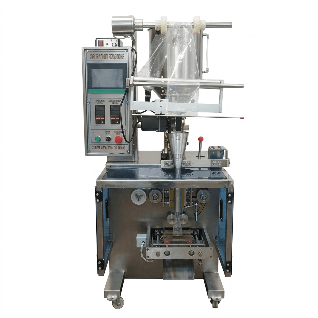 MÁQUINA VERTICAL DE LÍQUIDOS CON SELLADO POSTERIOR JK-320LB