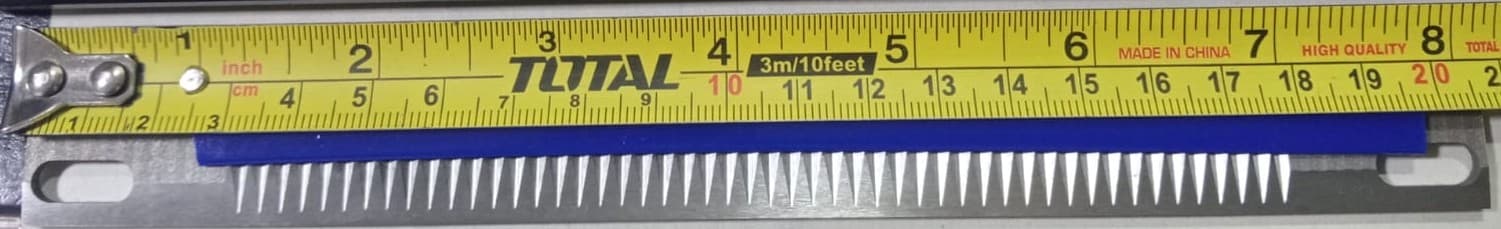 CUCHILLA RECTA PARA MÁQUINA VERTICAL 207MM