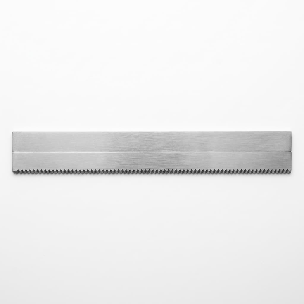 CUCHILLA Y CONTRACUCHILLA 255X 16 X 4 MM ZIG ZAG
