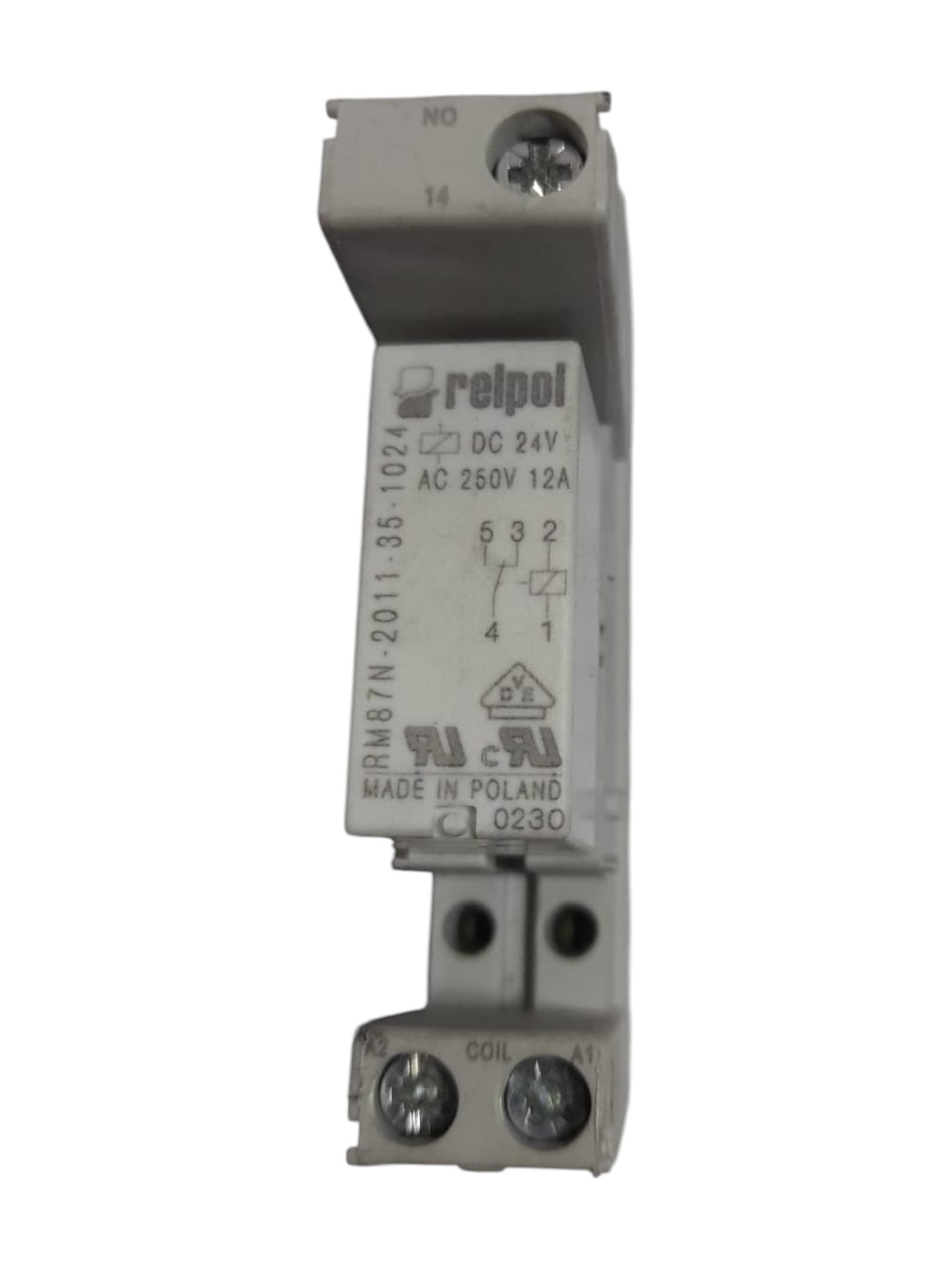 RELEVO 24VDC DE 5 PINES MAS BASE