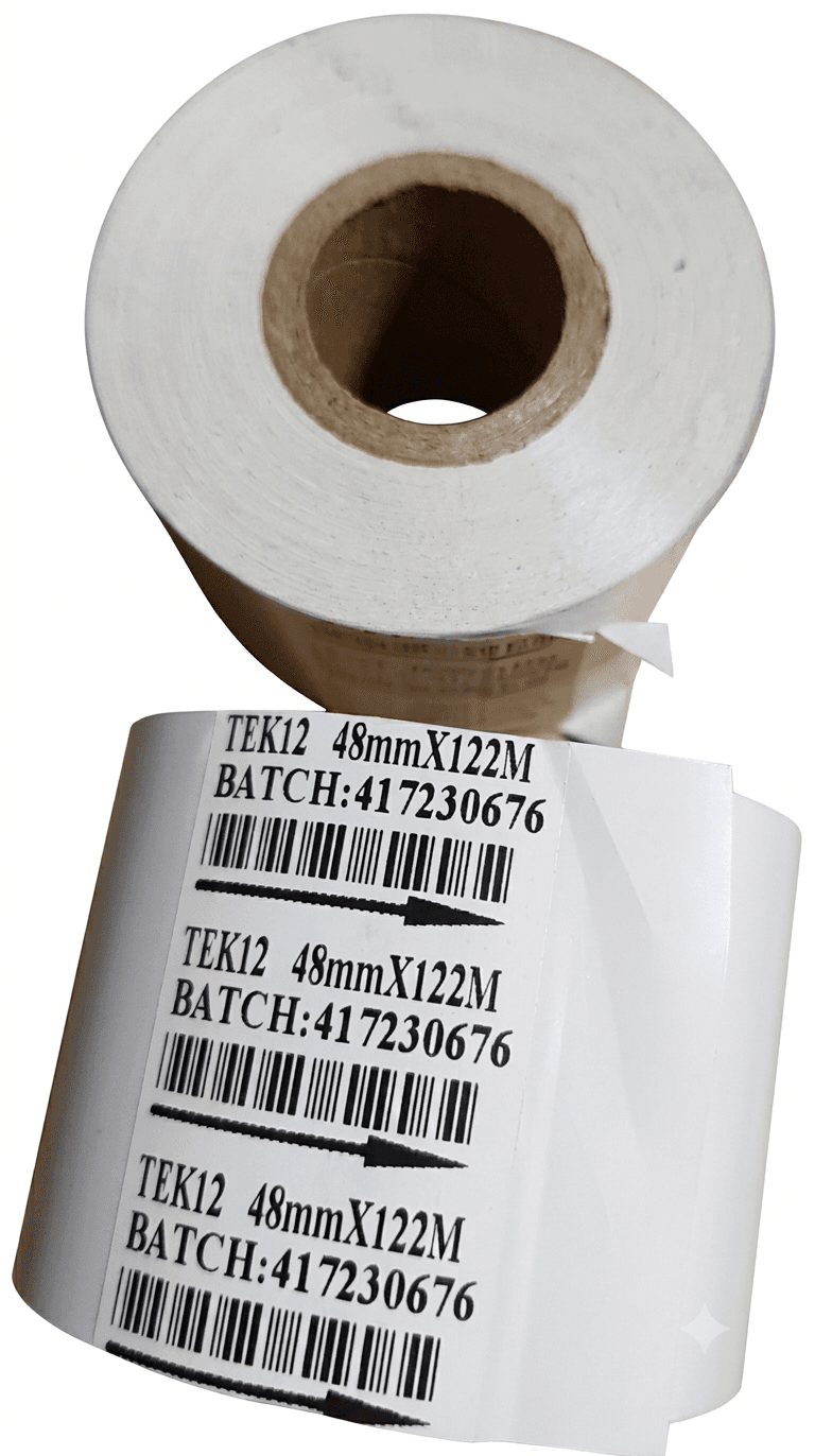 CINTA HOT STAMPING 48MM X 122M BLANCA