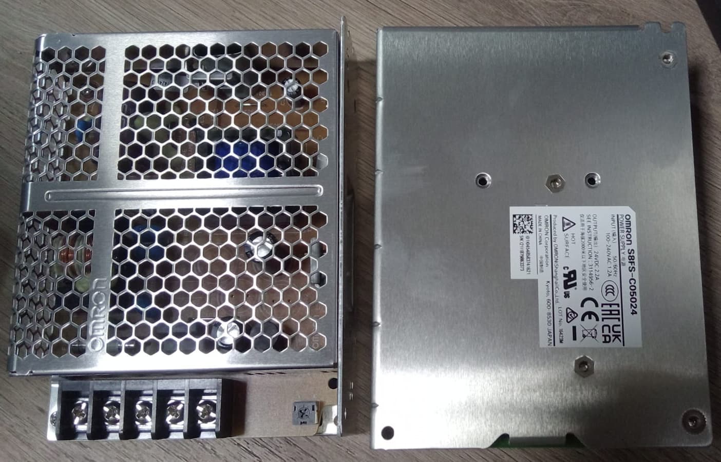 FUENTE DE PODER OMRON S8FS -C05024 / OUT 24VDC-2.2A