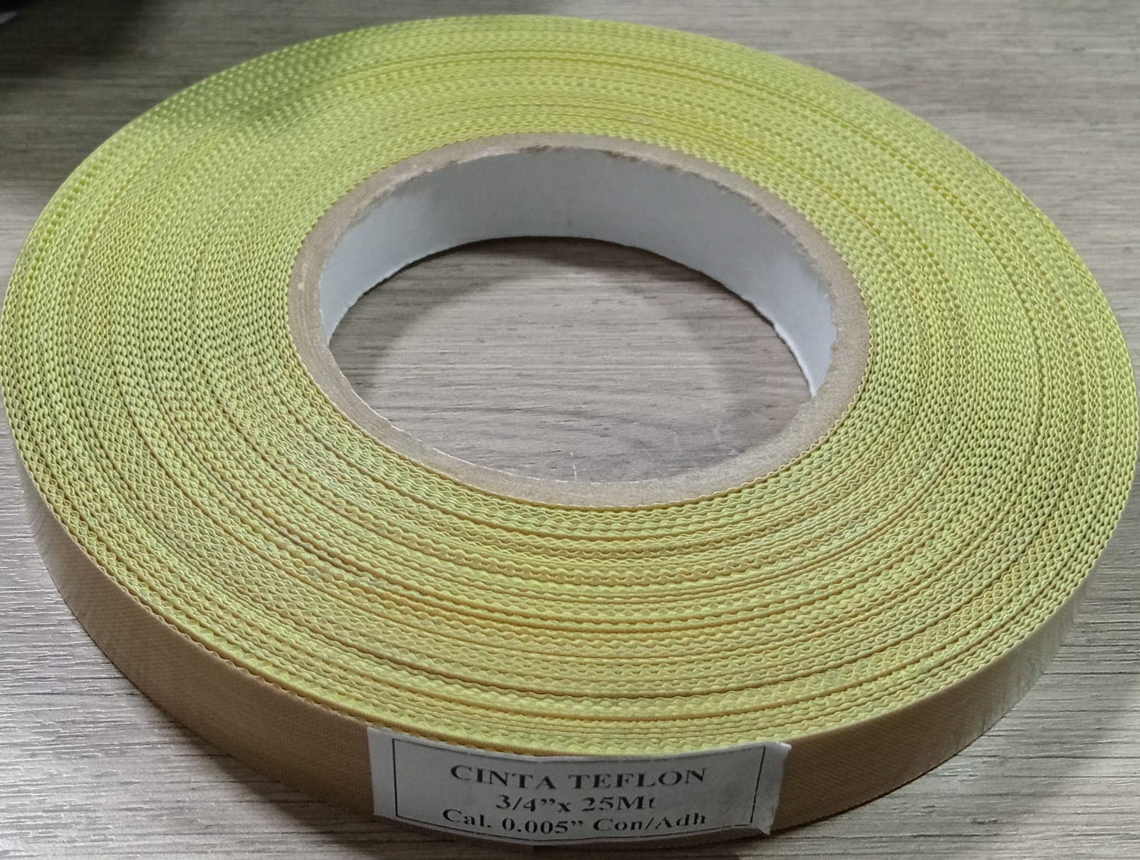 CINTA ADHESIVA DE TEFLON 3/4"X25MT ($ 3.500 Y $ 4.500) EL METRO