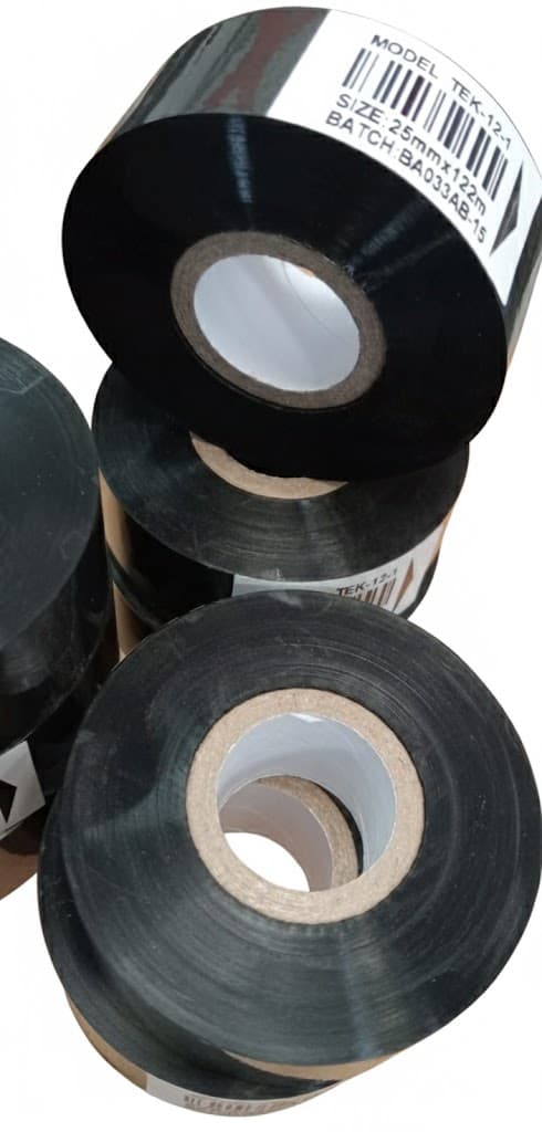 CINTA HOT STAMPING 25MM X 122M NEGRA